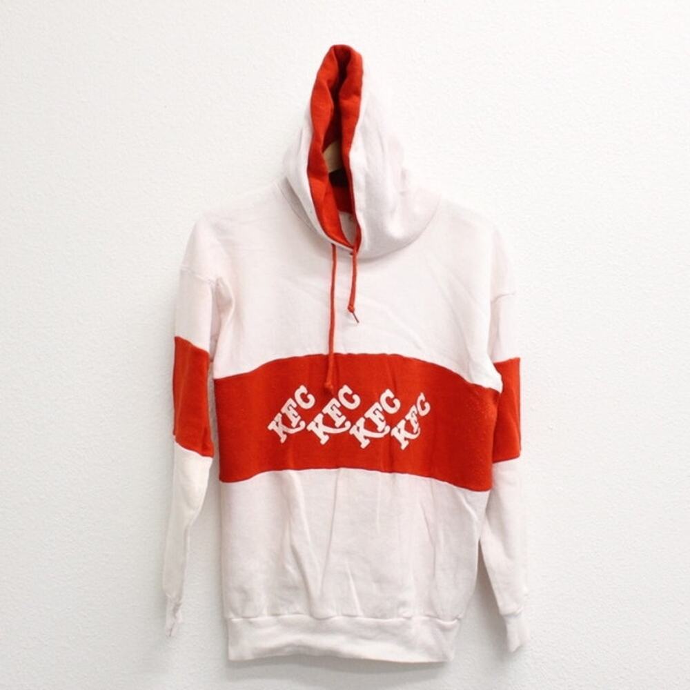 Vintage Kentucky Fried Chicken KFC Hooded Sweatshirt Large